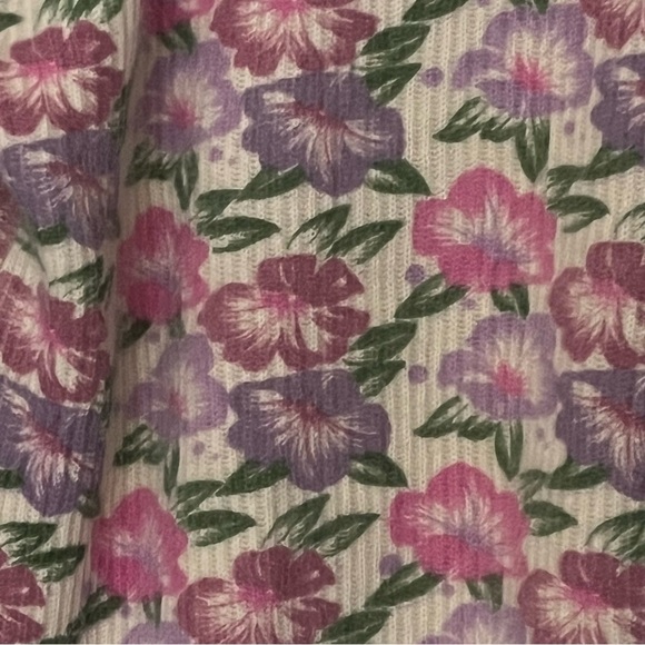 Ribbed Floral Made in France Sweater - Picture 4 of 6